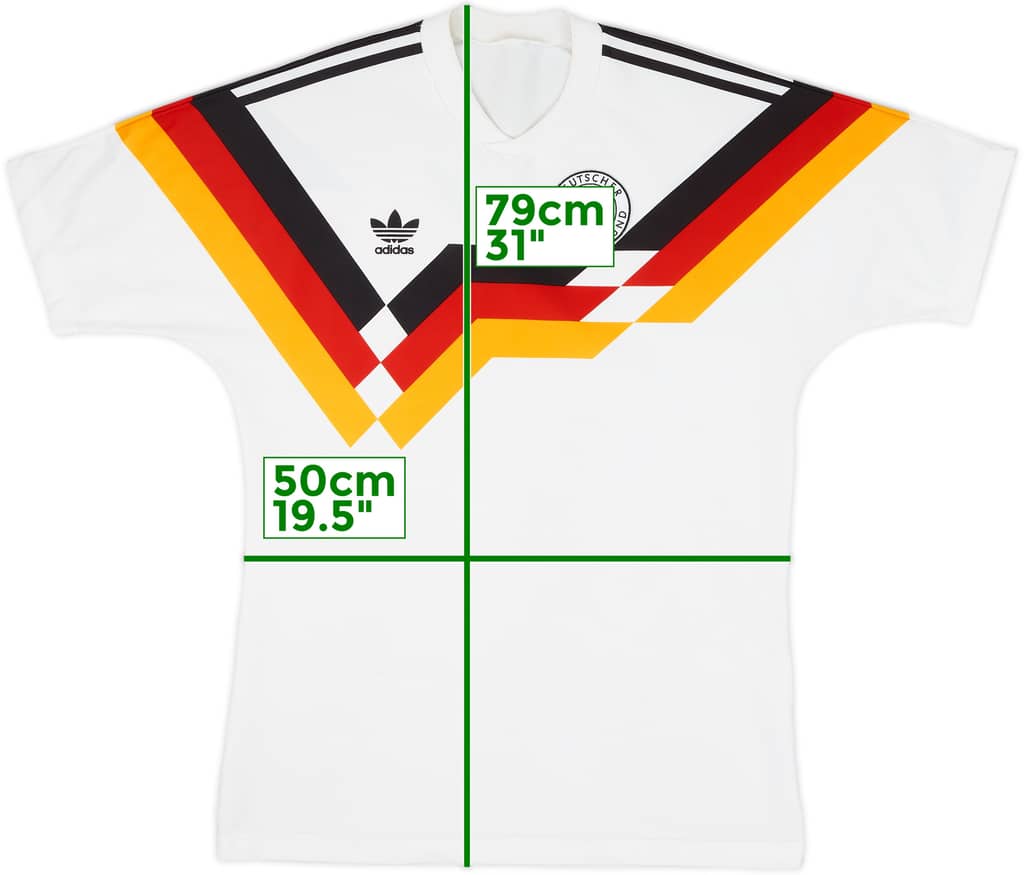 1988-90 West Germany Home Shirt - 7/10 - (L)