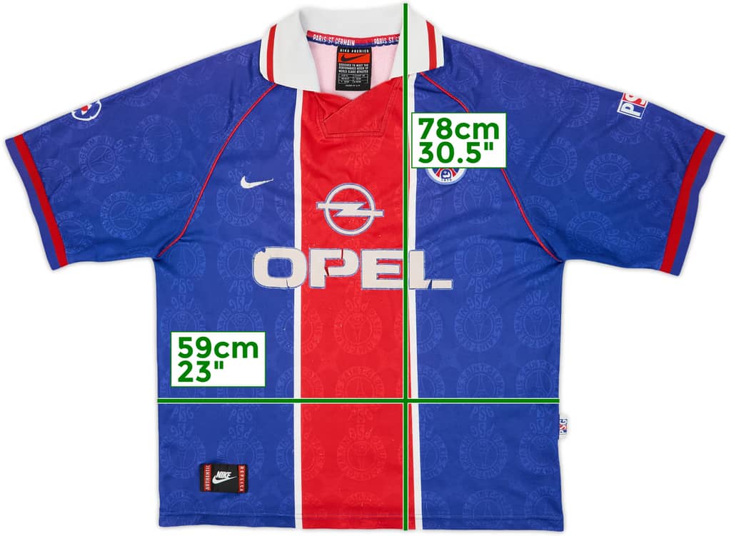 1996-97 Paris Saint-Germain Home Shirt - 5/10 - (XL)