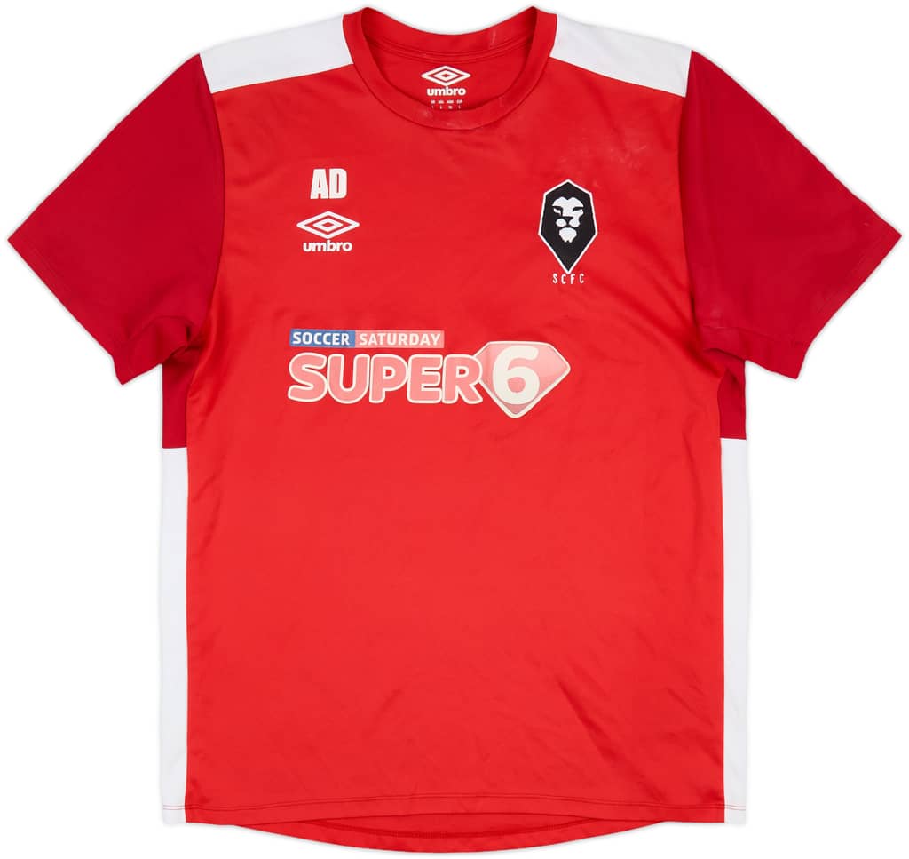 2017-18 Salford City Umbro Staff Issue Training Shirt AD - 7/10 - (L)