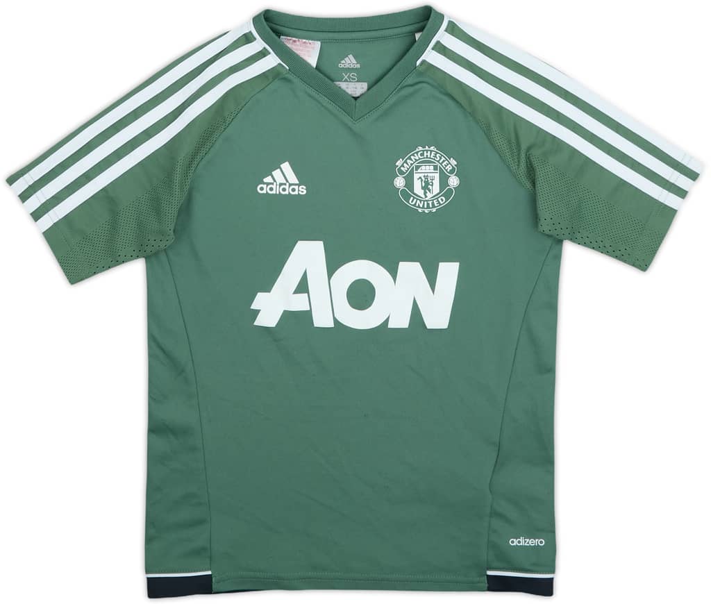 2017-18 Manchester United adizero Training Shirt - 7/10 - (S.Boys)