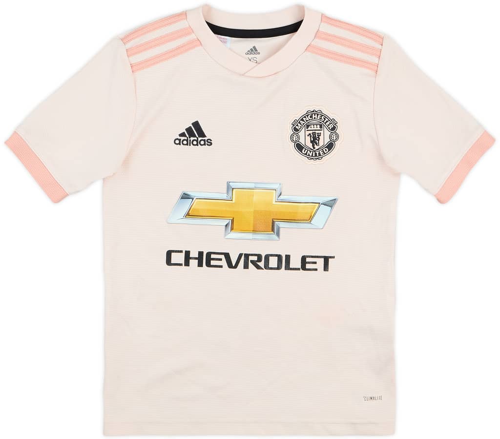 2018-19 Manchester United Away Shirt - 8/10 - (S.Boys)