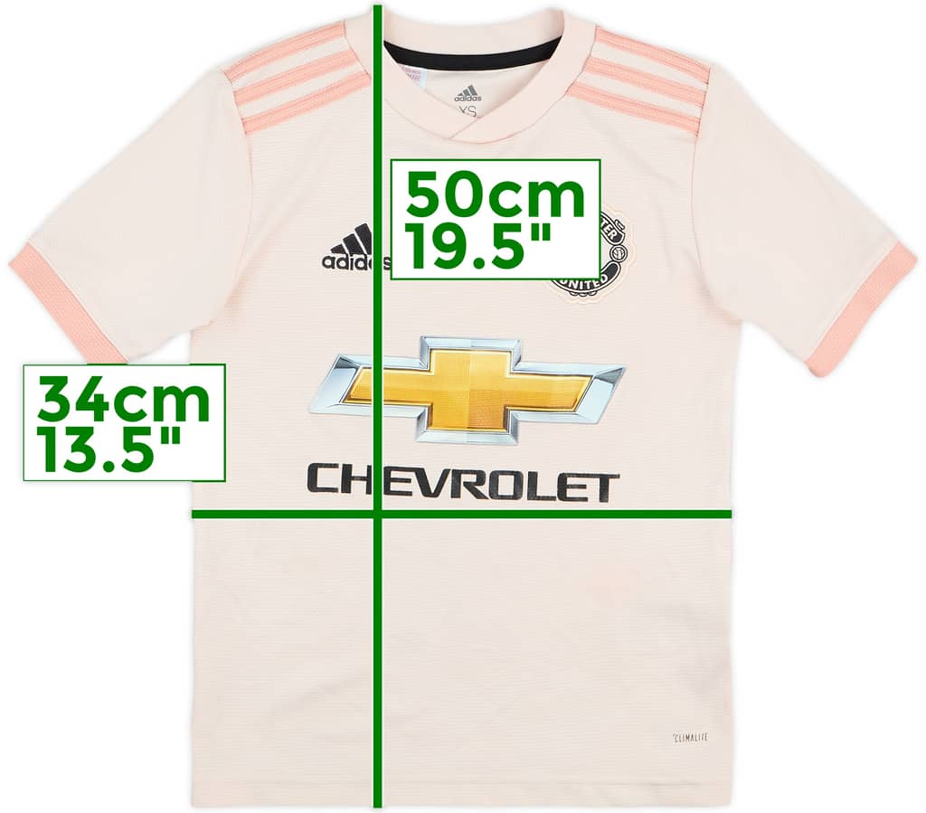 2018-19 Manchester United Away Shirt - 8/10 - (S.Boys)