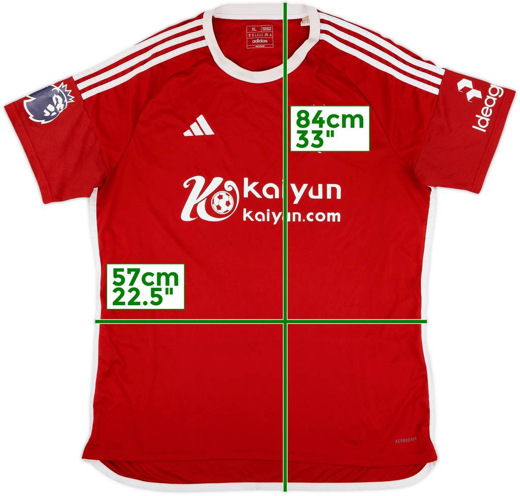 2023-24 Nottingham Forest Home Shirt - 7/10 - (XL)