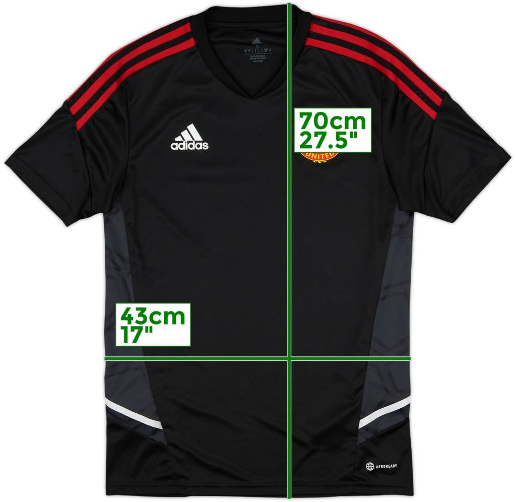 2022-23 Manchester United adidas Training Shirt - 10/10 - (S)