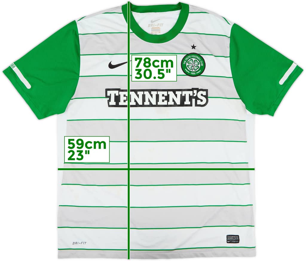2011-12 Celtic Away Shirt - 6/10 - (XL)