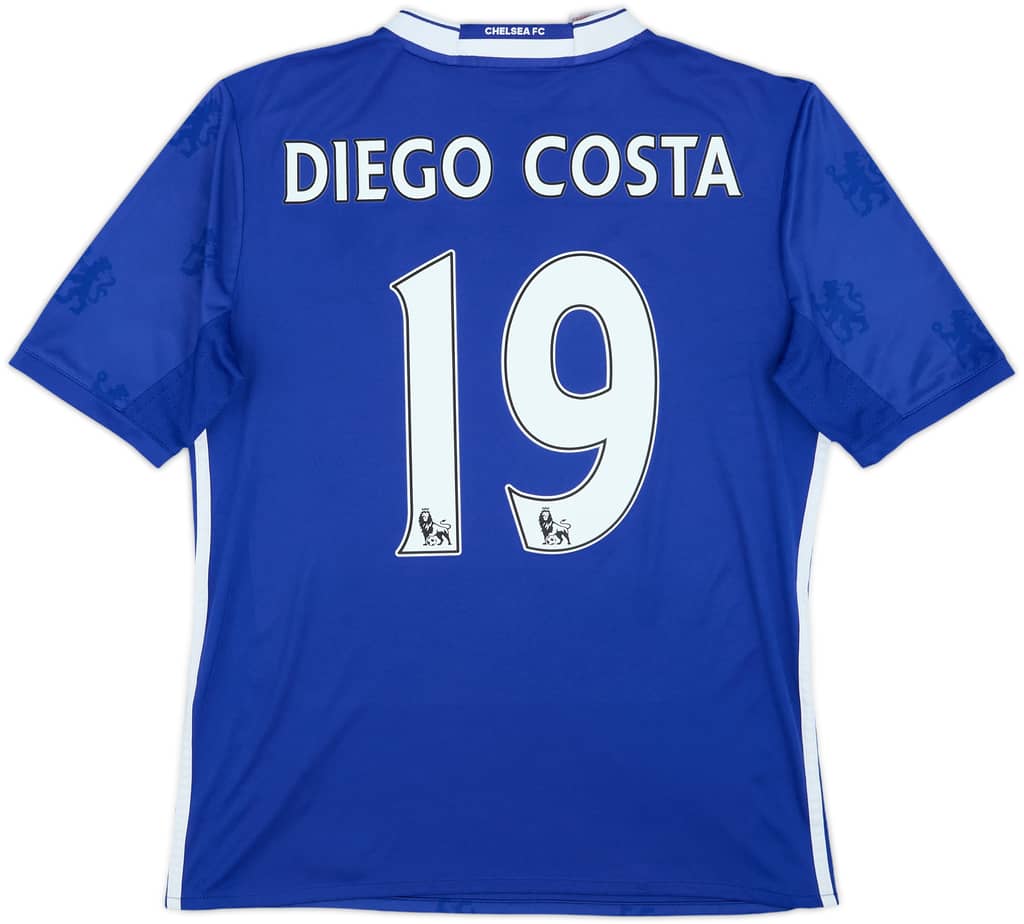 2016-17 Chelsea Home Shirt Diego Costa #19 - 7/10 - (XL.Boys)