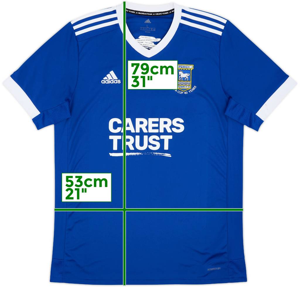 2020-21 Ipswich Home Shirt - 7/10 - (L)