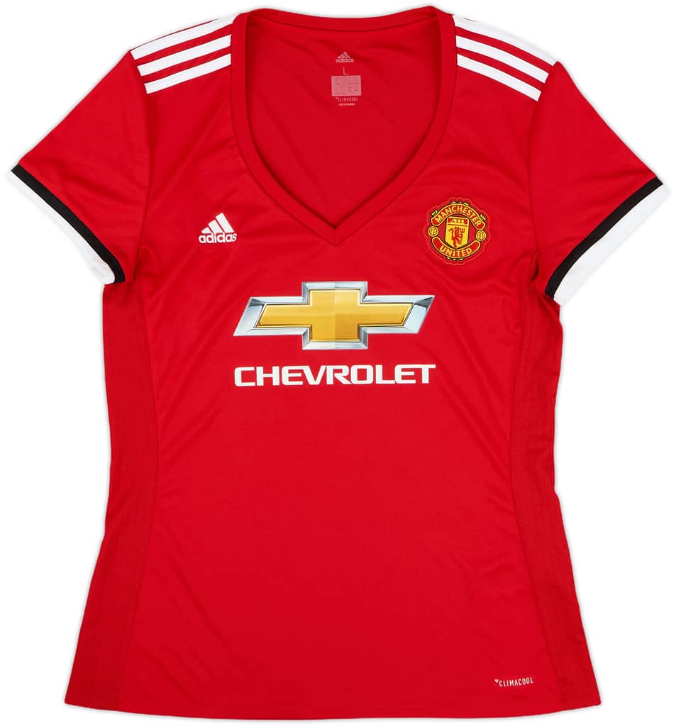 2017-18 Manchester United Home Shirt - 10/10 - (Women's L)