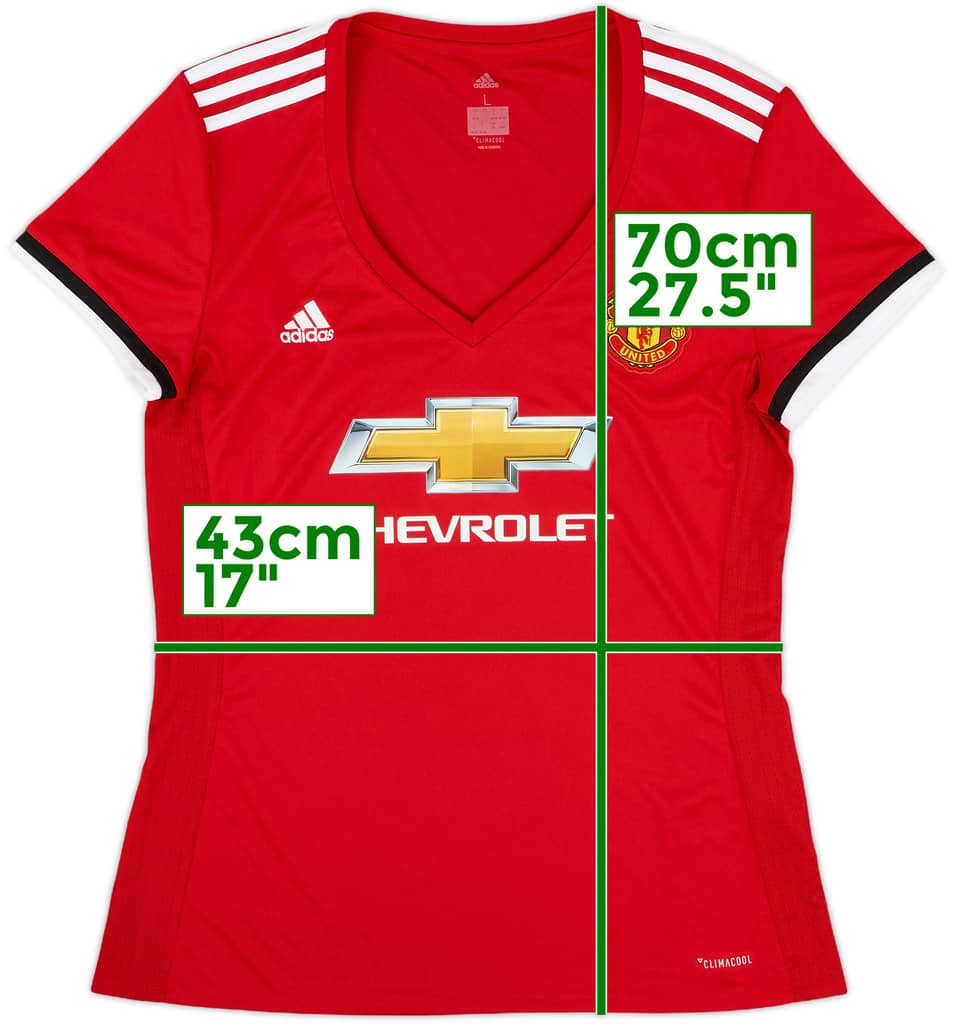 2017-18 Manchester United Home Shirt - 10/10 - (Women's L)