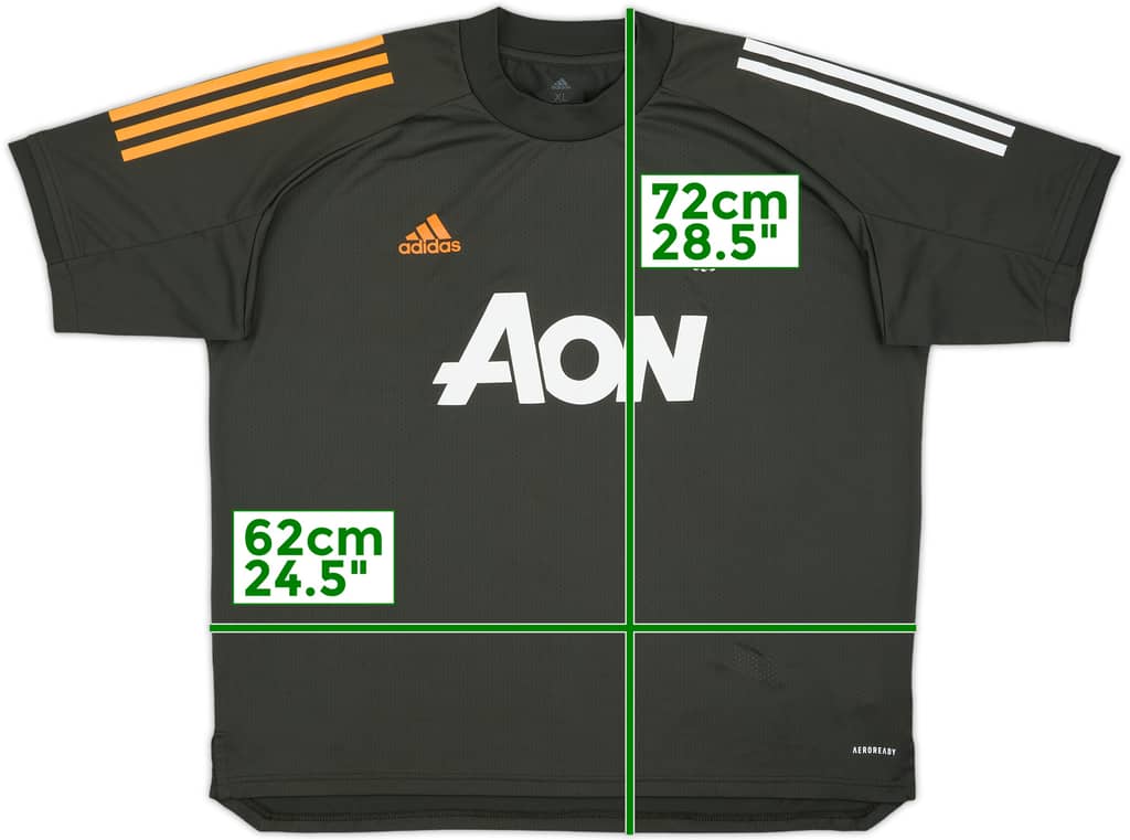 2020-21 Manchester United adidas Training Shirt - 9/10 - (XL)