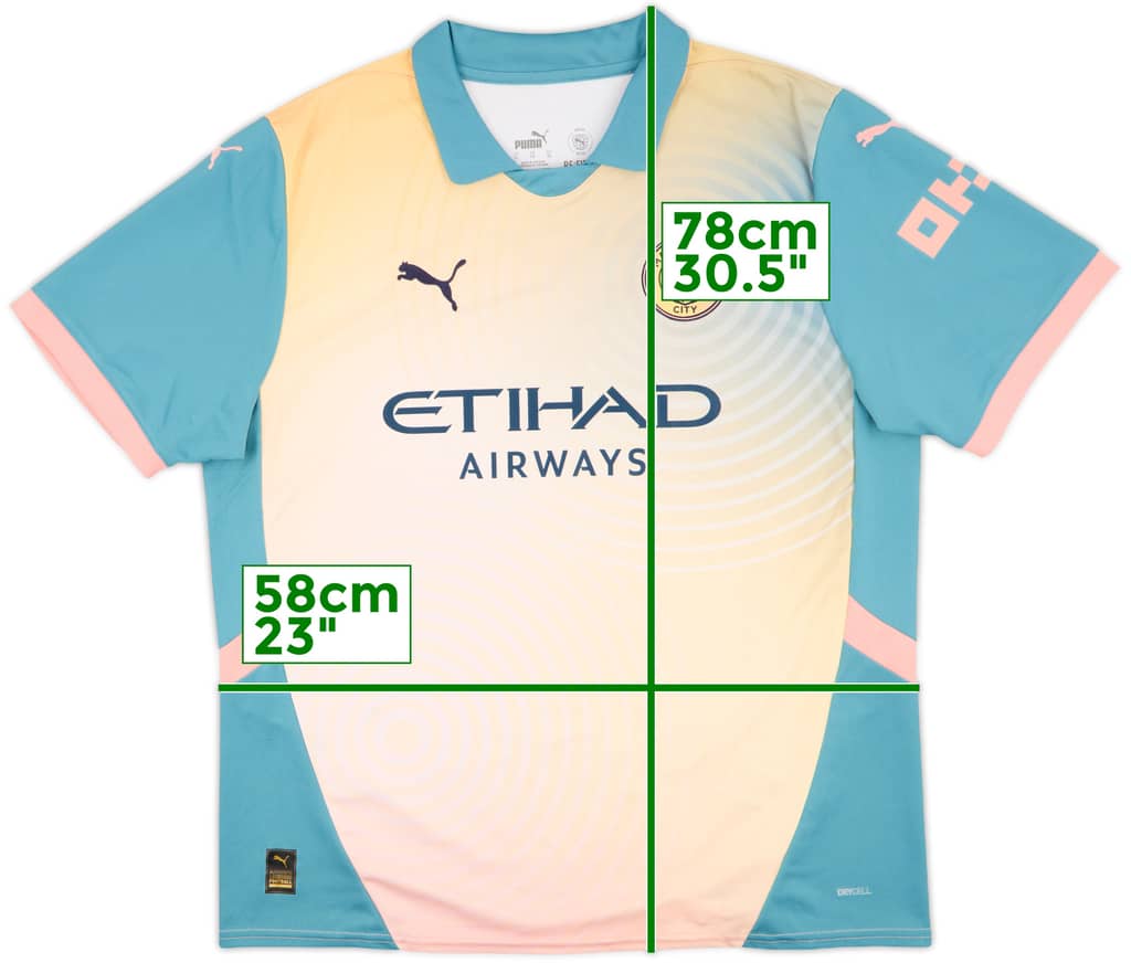 2024-25 Manchester City Fourth Shirt - 9/10 - (XL)