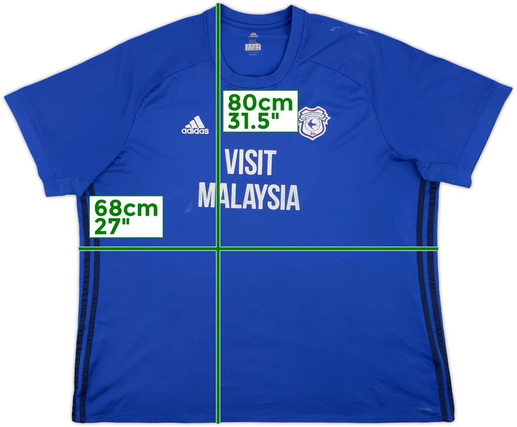 2017-18 Cardiff City Home Shirt - 6/10 - (3XL)
