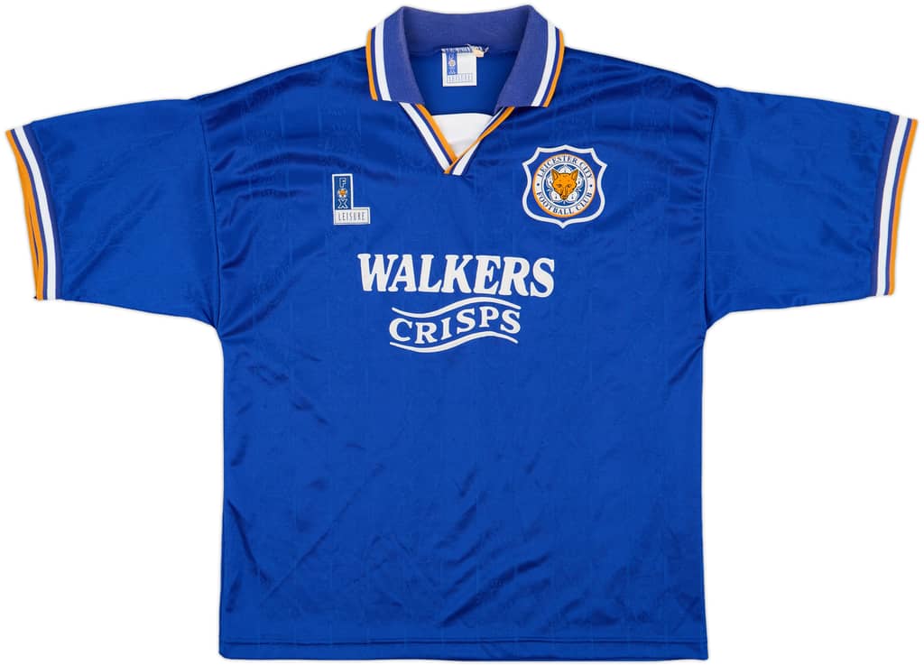 1994-96 Leicester Home Shirt - 8/10 - (L)