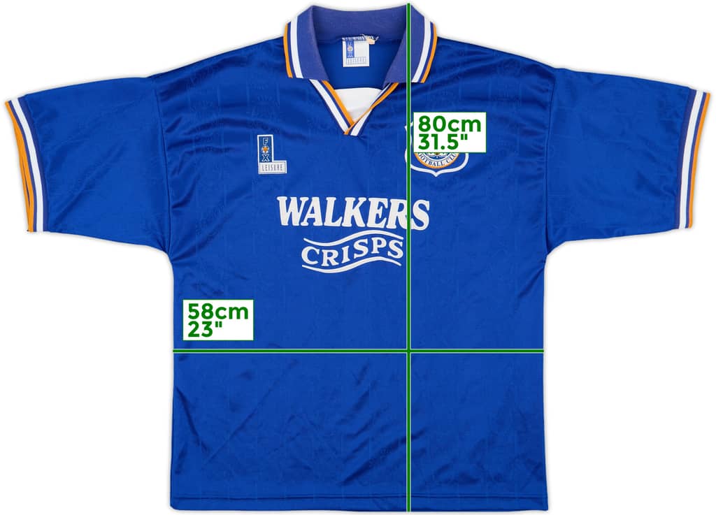 1994-96 Leicester Home Shirt - 8/10 - (L)