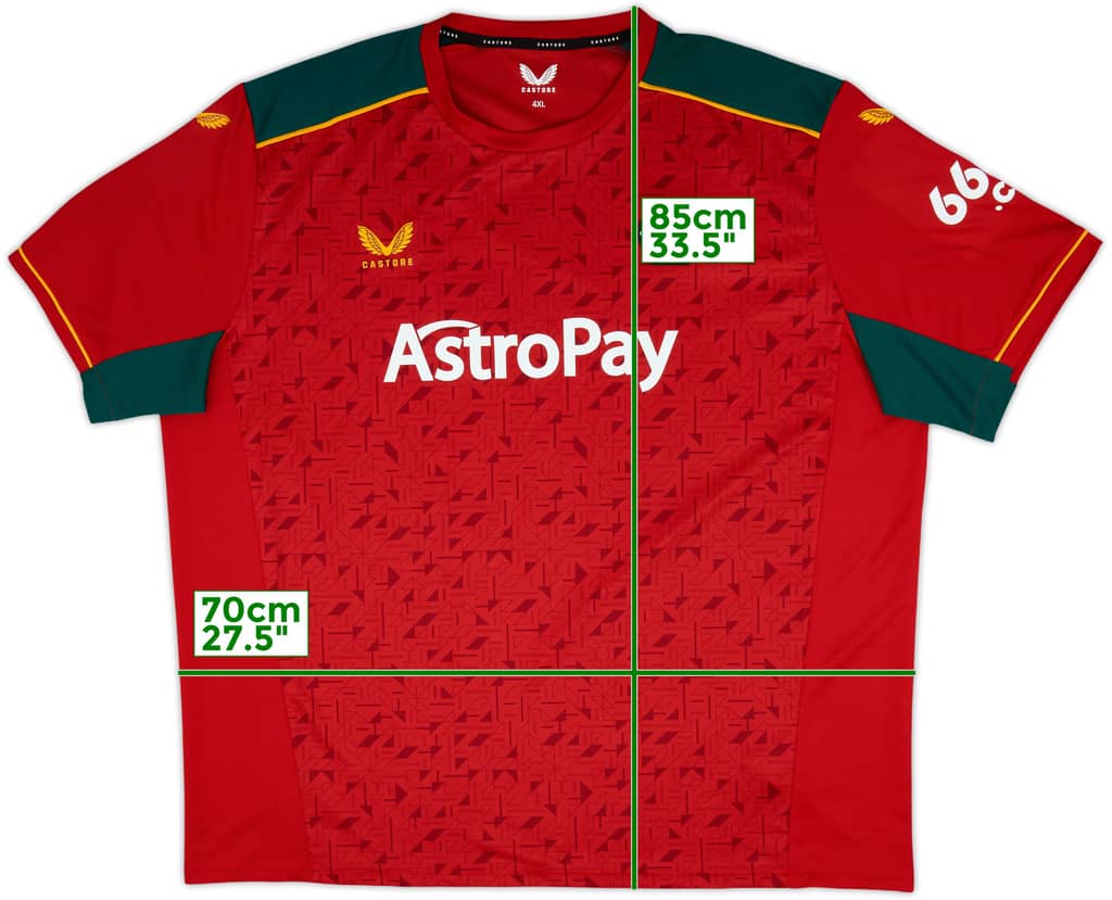 2023-24 Wolves Away Shirt - 10/10 - (4XL)