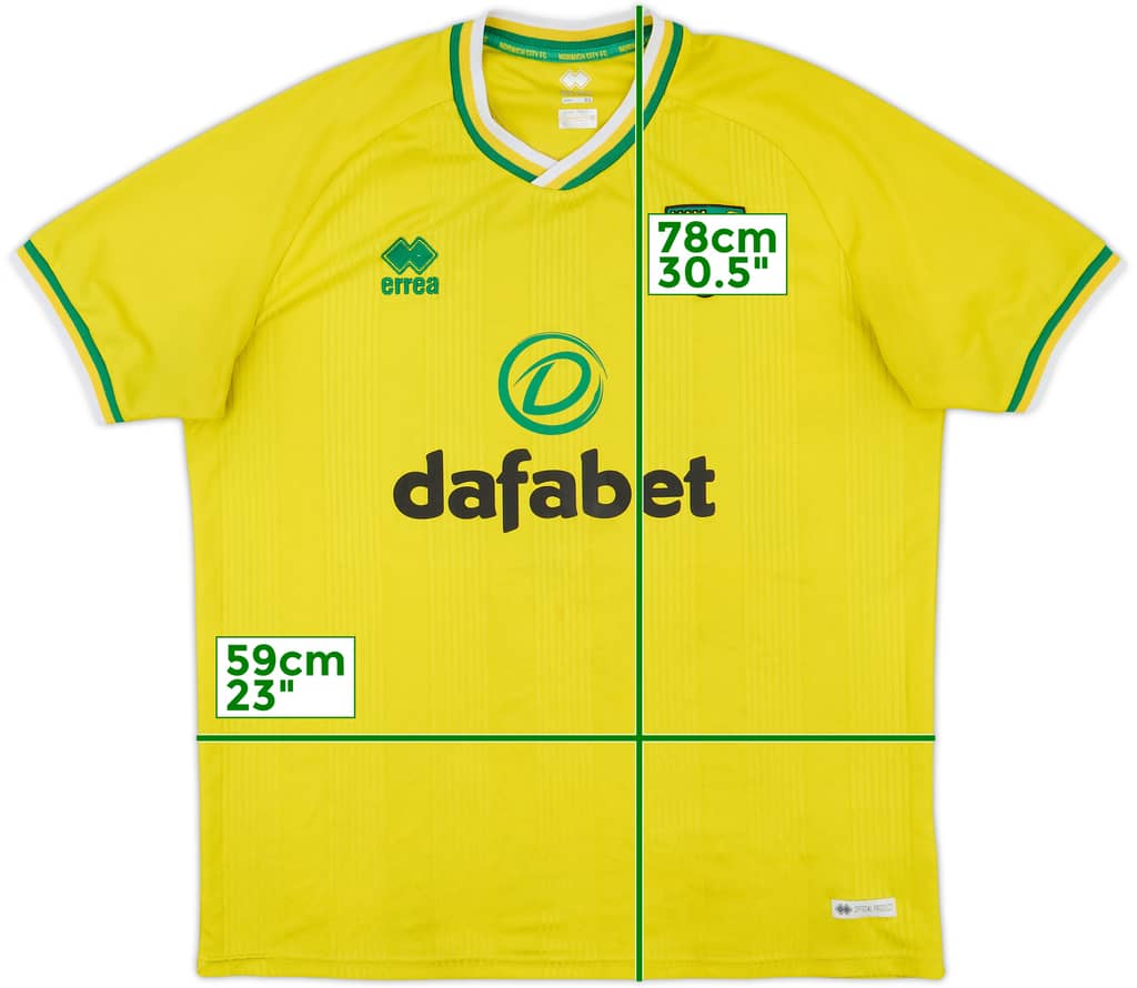 2020-21 Norwich City Home Shirt - 5/10 - (XL)
