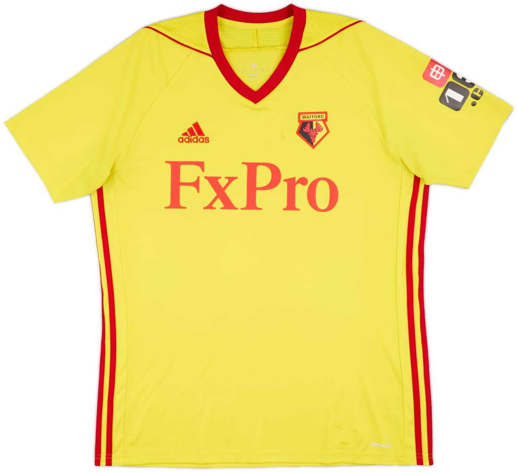 2017-18 Watford Home Shirt - 7/10 - (L)