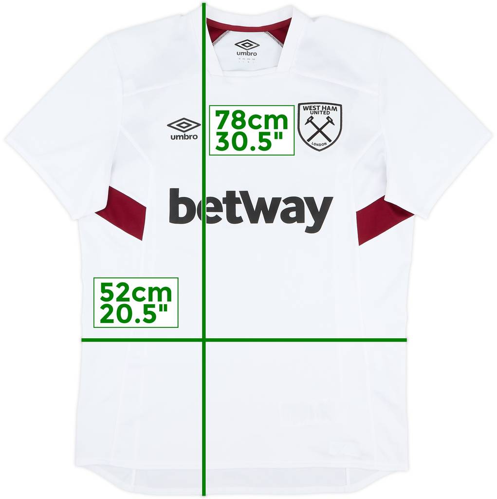 2016-17 West Ham Umbro Training Shirt - 9/10 - (L)