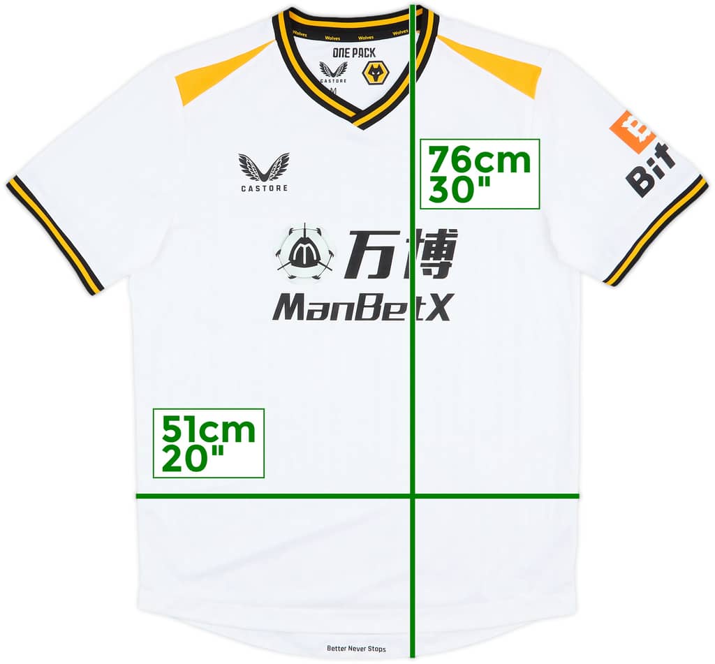 2021-22 Wolves Third Shirt - 9/10 - (XL)