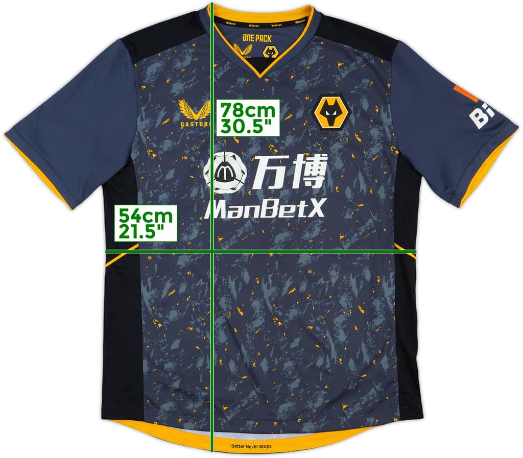 2021-22 Wolves Away Shirt - 9/10 - (L)