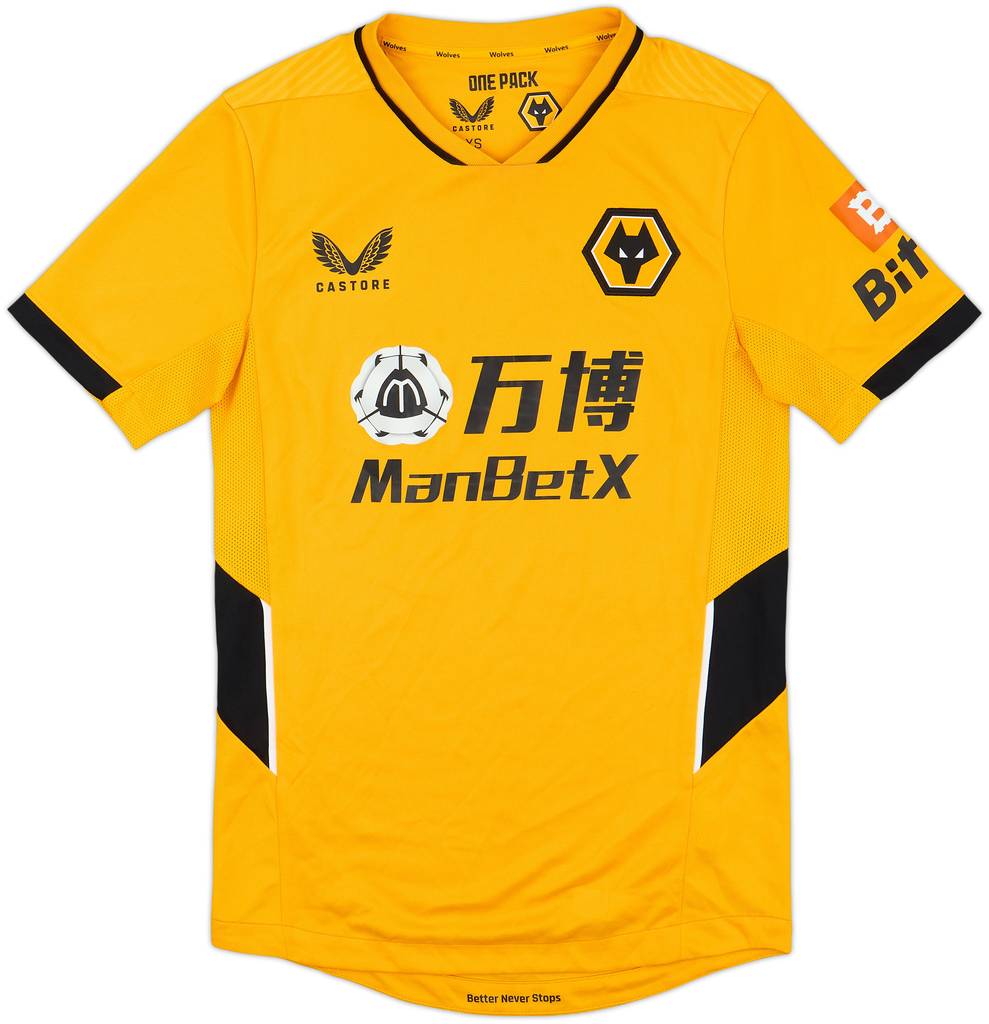 2021-22 Wolves Home Shirt - 7/10 - (XS)