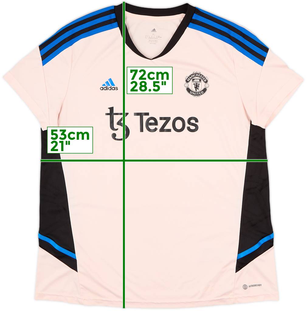 2022-23 Manchester United adidas Training Shirt - 9/10 - (Women's XL)