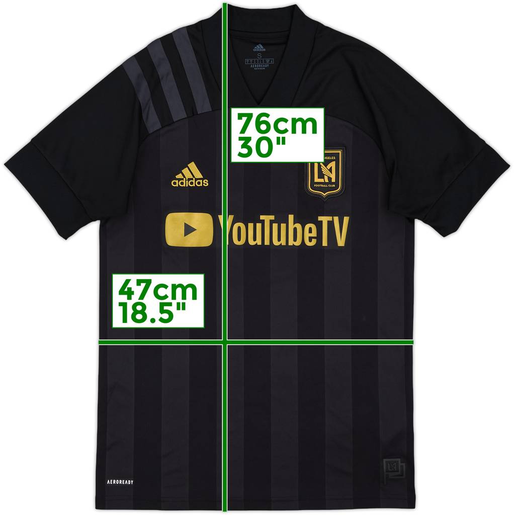 2020 LA FC Home Shirt - 8/10 - (S)