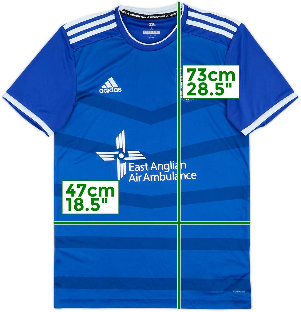 2019-20 Ipswich Home Shirt - 8/10 - (S)