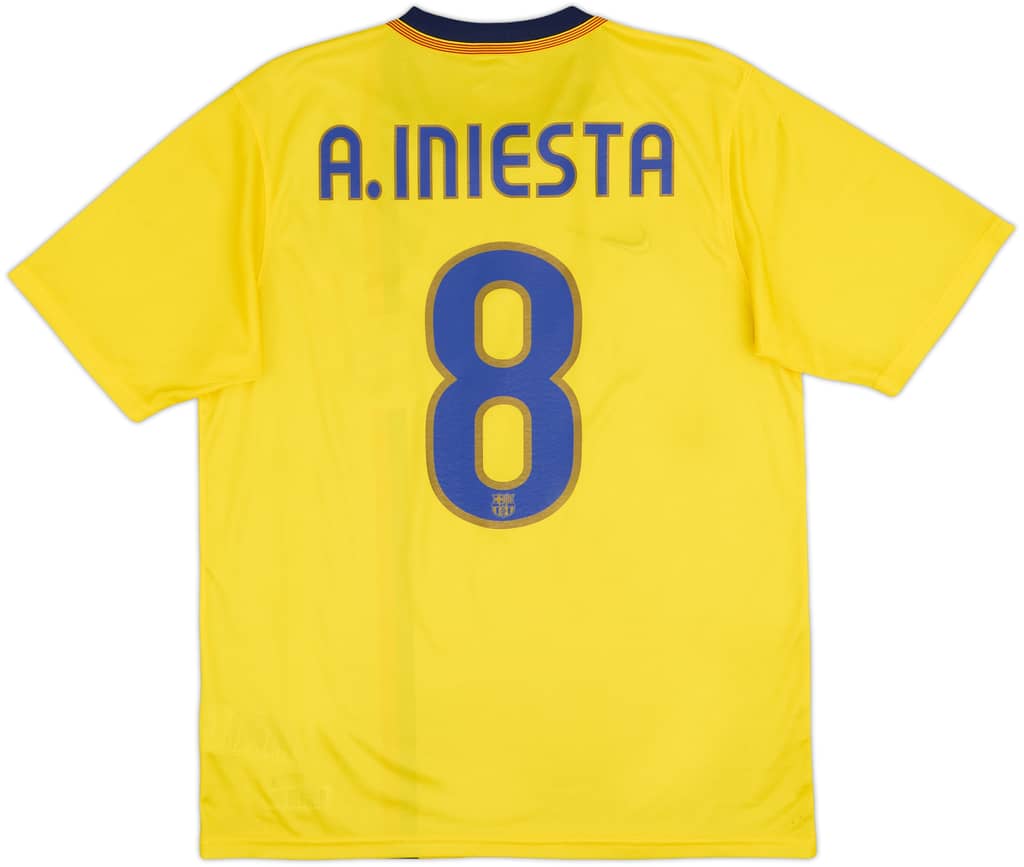 2008-10 Barcelona Basic Away Shirt A.Iniesta #8 - 9/10 - (M)