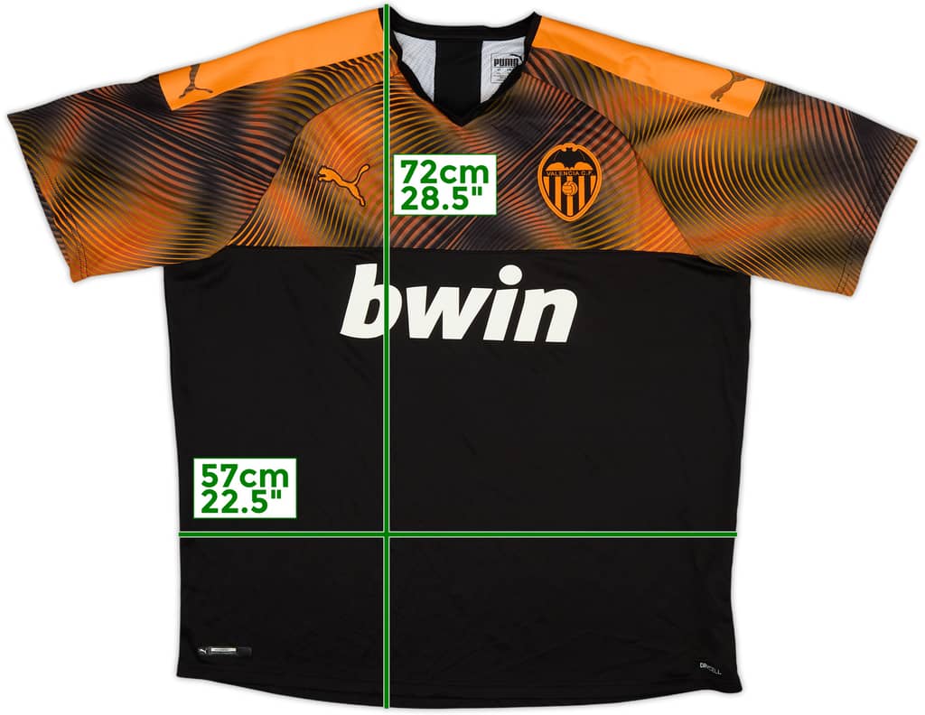 2019-20 Valencia Away Shirt - 10/10 - (XXL)