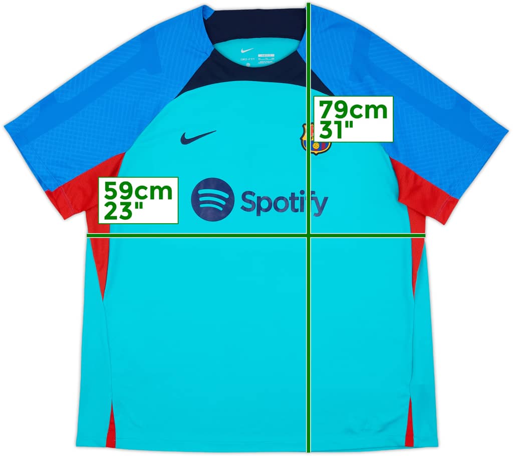 2022-23 Barcelona Nike Training Shirt - 9/10 - (XXL)