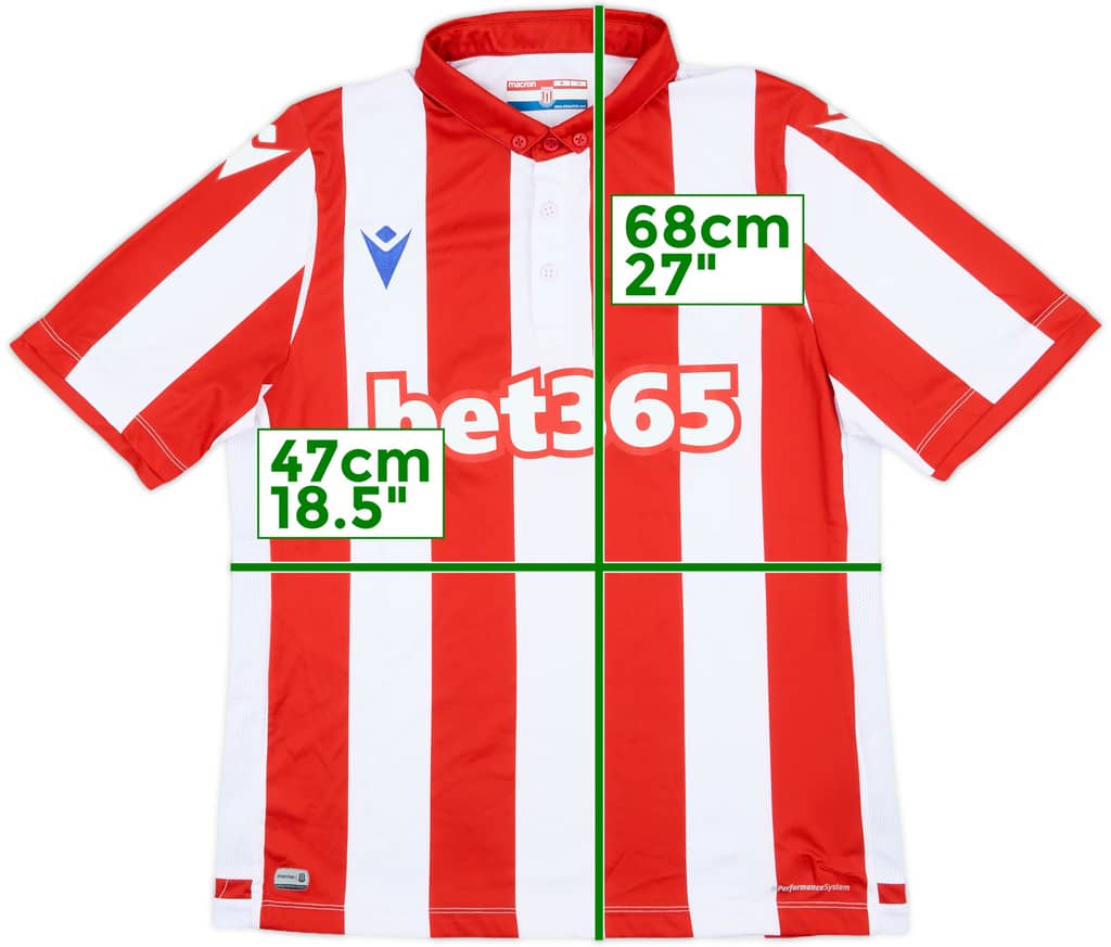 2019-20 Stoke City Home Shirt - 8/10 - (Women's M)
