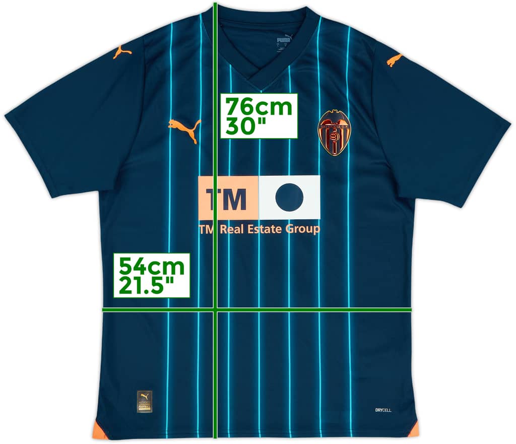 2023-24 Valencia Away Shirt - 10/10 - (L)