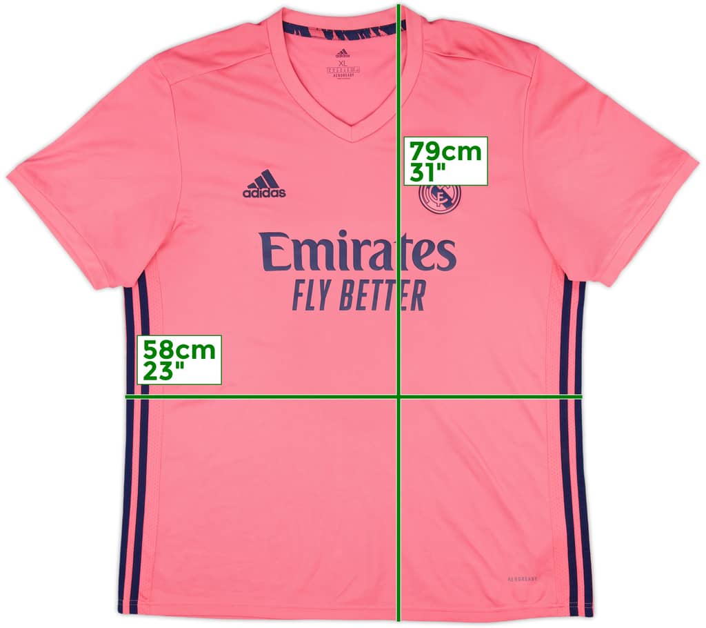 2020-21 Real Madrid Away Shirt - 9/10 - (XL)