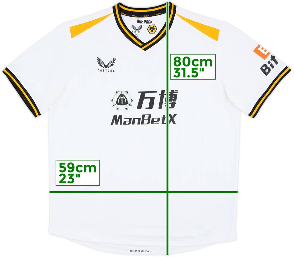 2021-22 Wolves Third Shirt - 9/10 - (XL)