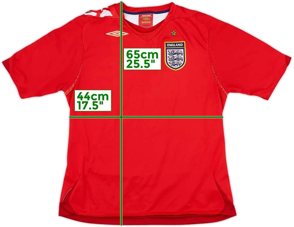 2006-08 England Away Shirt - 5/10 - (Women's L)