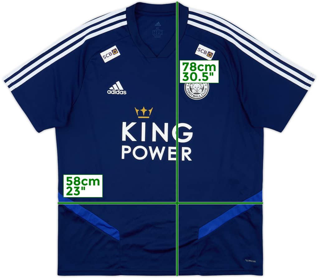 2018-19 Leicester City Player Issue adidas Training Shirt - 8/10 - (XL)
