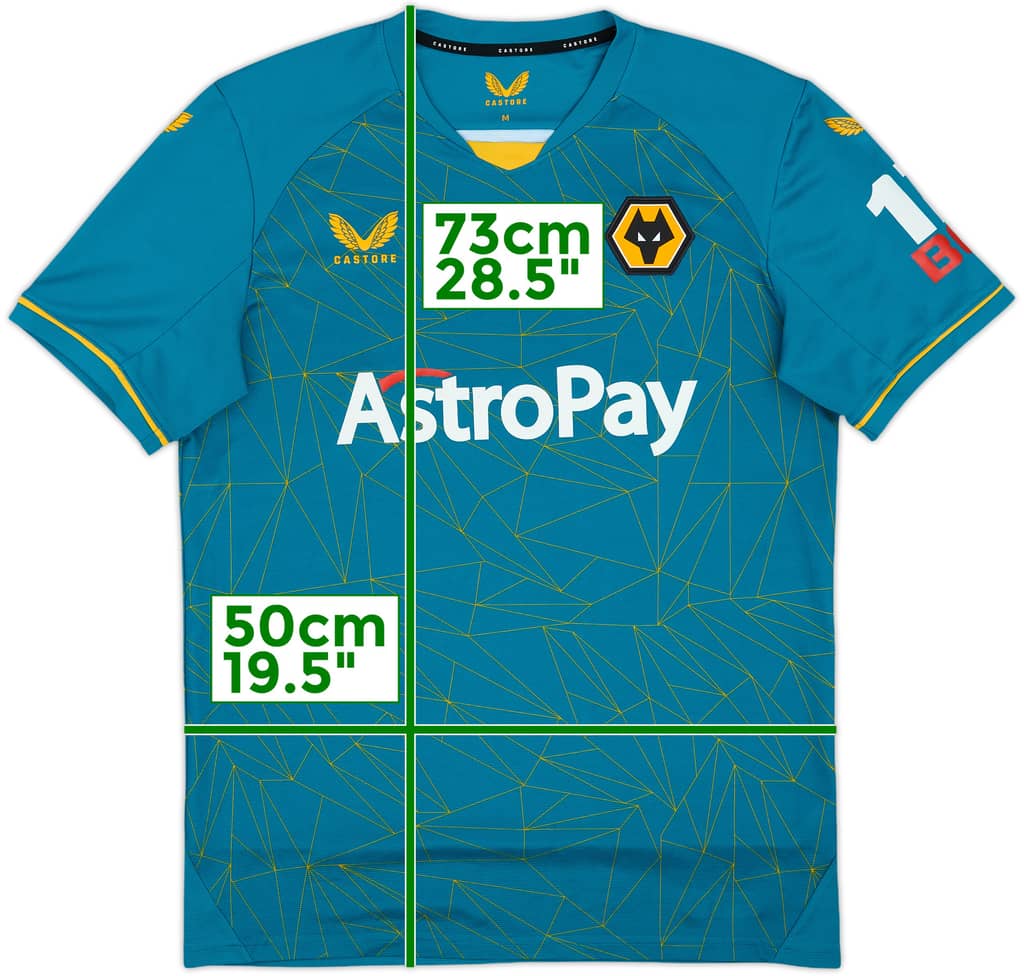 2022-23 Wolves Away Shirt - 8/10 - (M)
