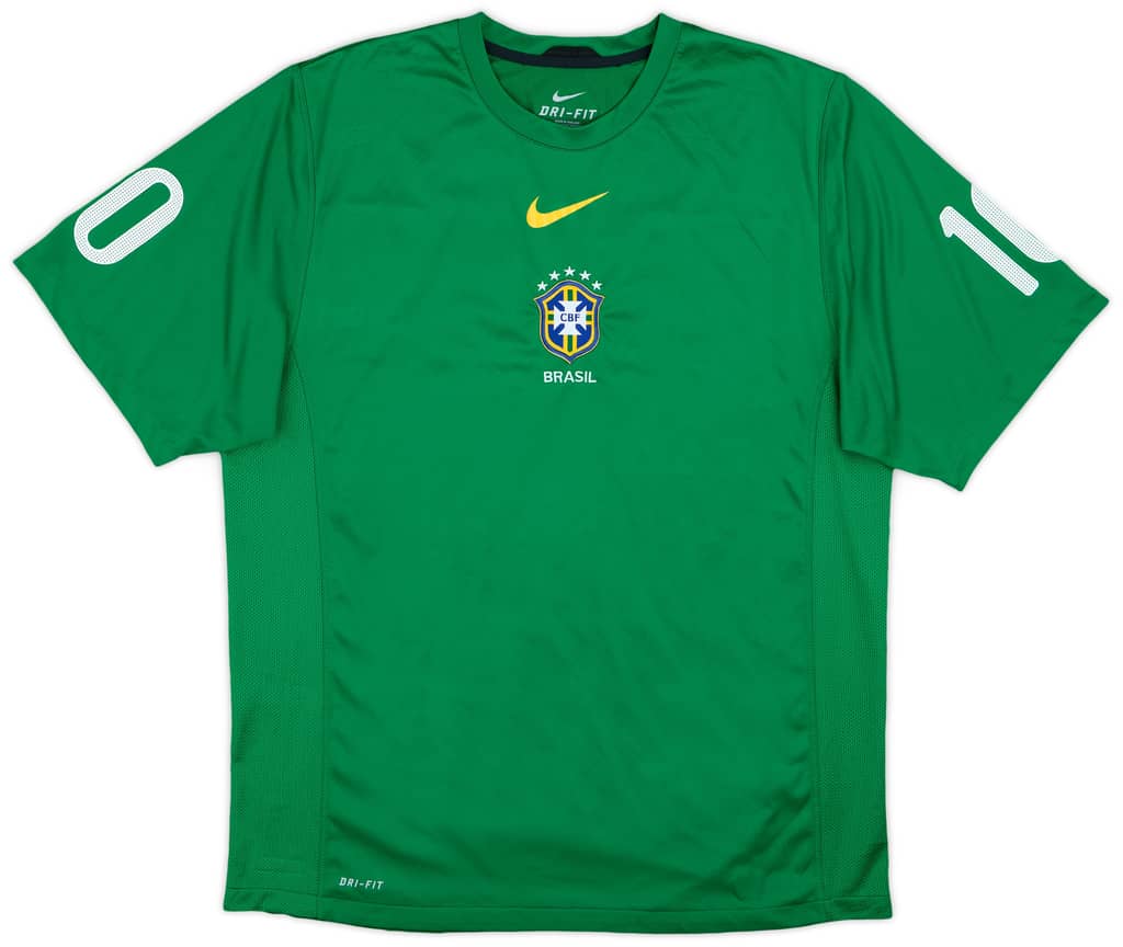 2010-12 Brazil Nike Training Shirt - 9/10 - (XL)