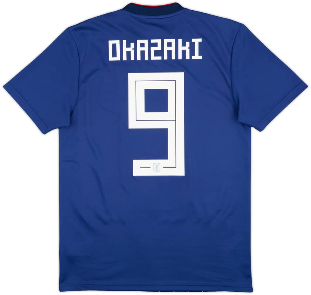 2018-19 Japan Home Shirt Okazaki #9 - 10/10 - (S)