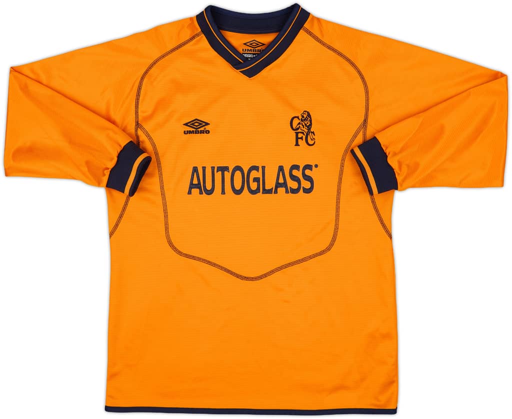 2000-01 Chelsea GK Shirt - 9/10 - (L.Boys)