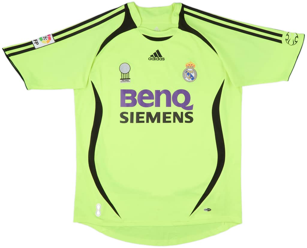 2006-07 Real Madrid GK S/S Shirt - 8/10 - (M)