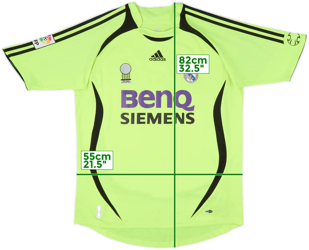 2006-07 Real Madrid GK S/S Shirt - 8/10 - (M)