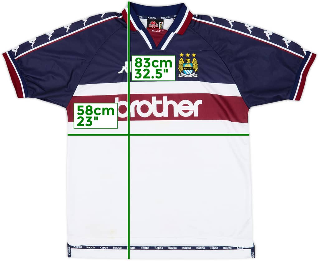 1997-98 Manchester City Away Shirt - 6/10 - (XL)