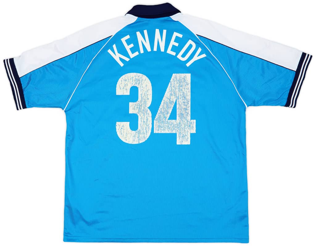 1999-01 Manchester City Home Shirt Kennedy #34 - 5/10 - (XL)