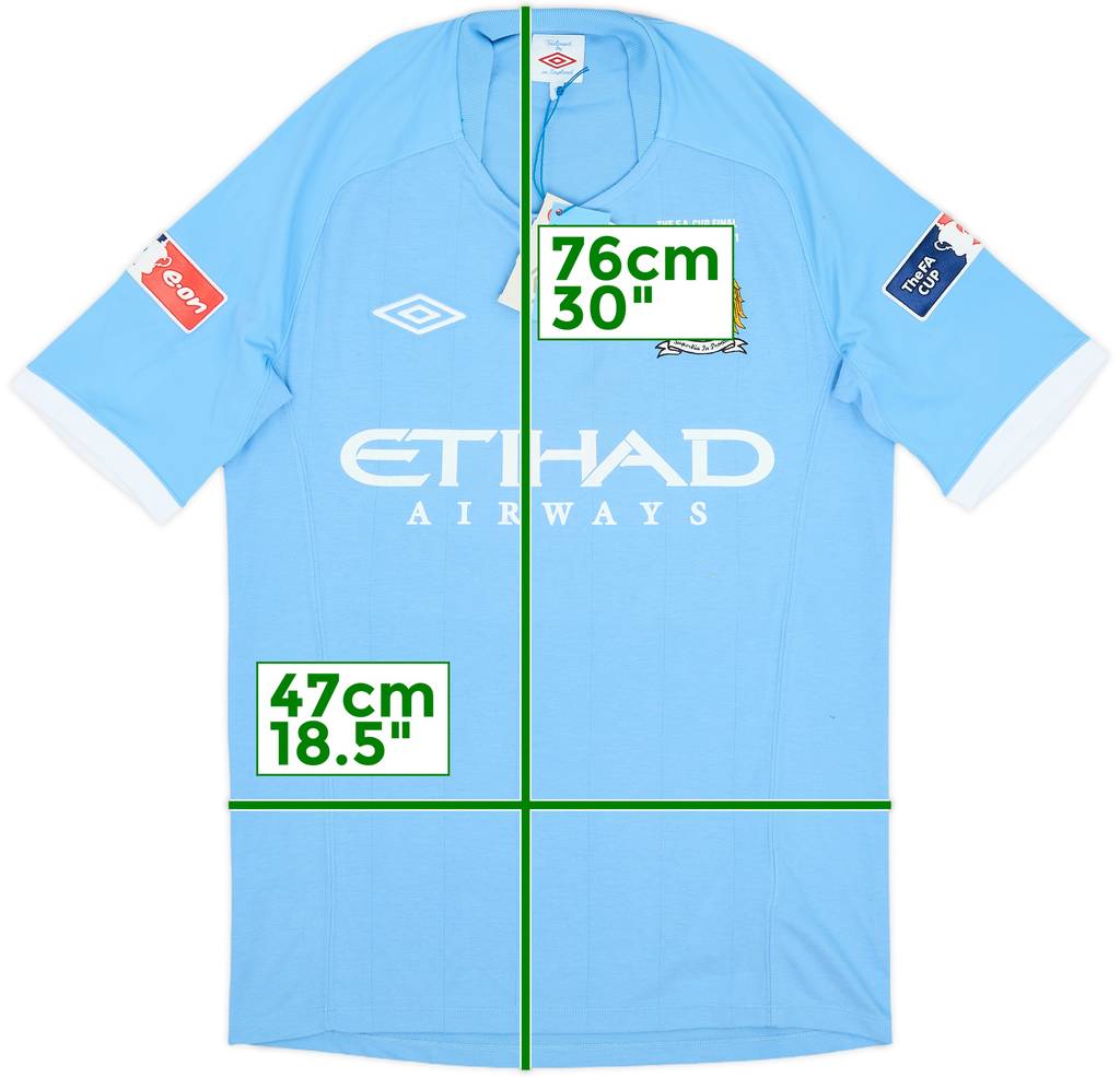 2010-11 Manchester City 'FA Cup Final' Home Shirt (M)