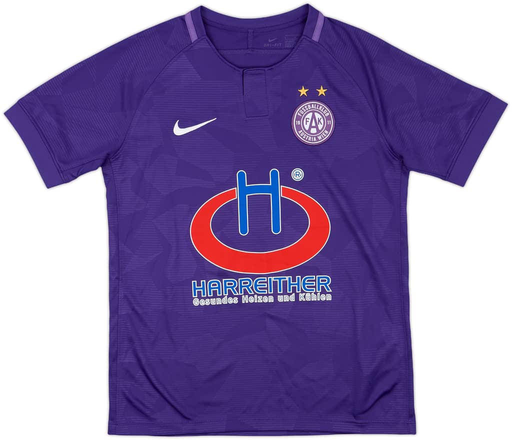 2019-20 Austria Wien Home Shirt - 8/10 - (L.Boys)