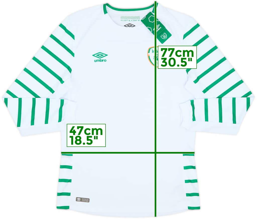 2016-17 Ireland Away L/S Shirt (M)