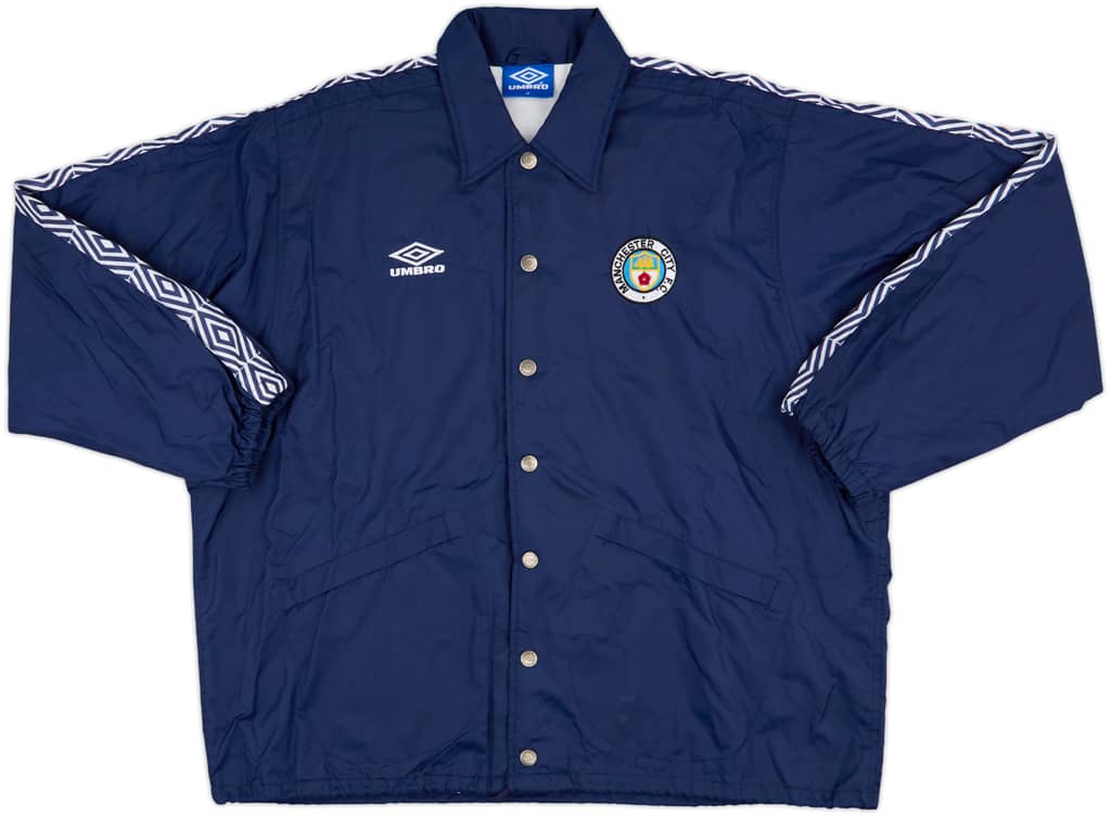 1995-96 Manchester City Umbro Coach Jacket - 9/10 - (M)