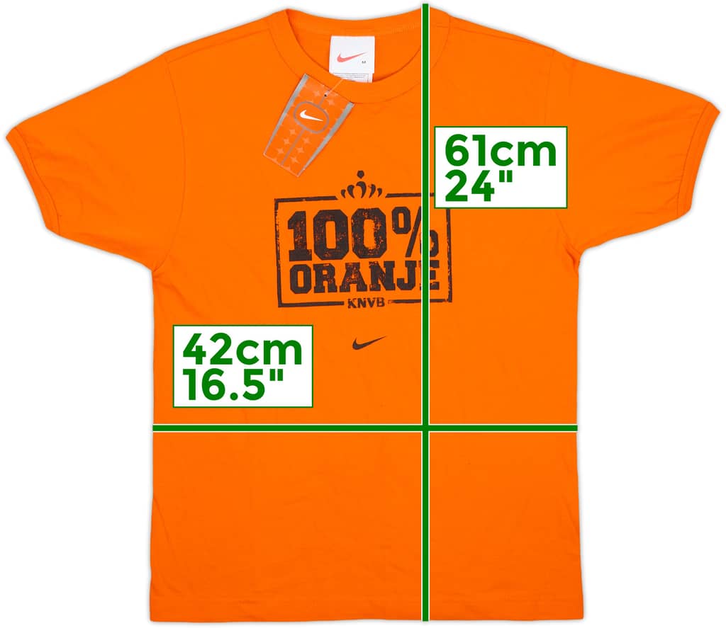 2002-04 Netherlands Nike Cotton Tee (M.Boys)